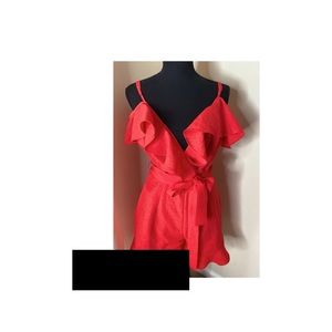 Light fabric linen romper